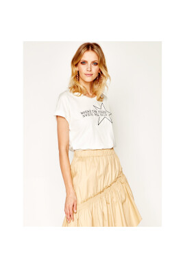 Laurèl Тишърт 41019 Бял Regular Fit - Pepit.bg
