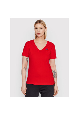 Le Coq Sportif Тишърт 2210512 Червен Regular Fit - Pepit.bg