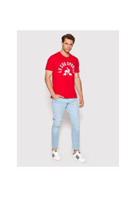 Le Coq Sportif Тишърт 2210559 Червен Regular Fit - Pepit.bg