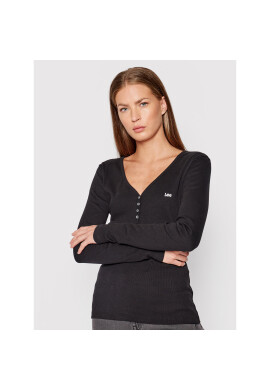 Lee Блуза Henley L40FRB01 Черен Slim Fit - Pepit.bg