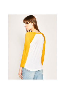 Lee Блуза Raglan Ringer Tee L41NWMNF Бял Slim Fit - Pepit.bg