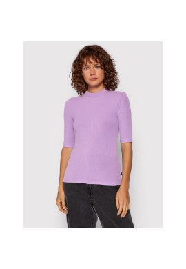 Lee Блуза Ribbed Ss L40IRDTI Виолетов Slim Fit - Pepit.bg