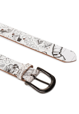 Lee Cooper Дамски колан LCJ105 Бял - Pepit.bg