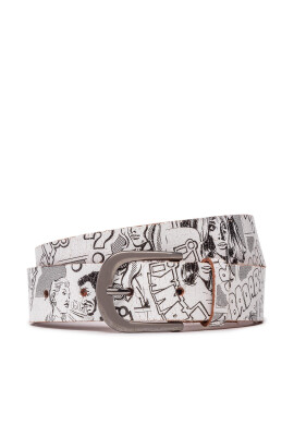 Lee Cooper Дамски колан LCJ105 Бял - Pepit.bg