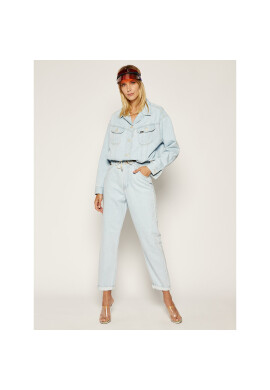 Lee Дънки тип Regular Fit Elasticated Mom L30MGGQB Син Regular Fit - Pepit.bg