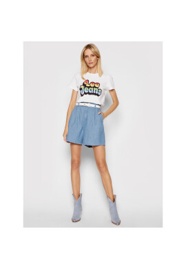 Lee Дънкови шорти Stella Pleated L37ANBYK Син Regular Fit - Pepit.bg