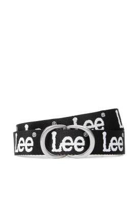 Lee Мъжки колан Logo Belt LA782001 Черен - Pepit.bg