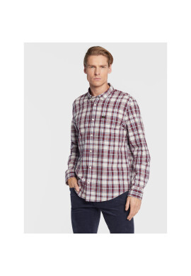 Lee Риза Button Down L880DG74 112322559 Бордо Regular Fit - Pepit.bg
