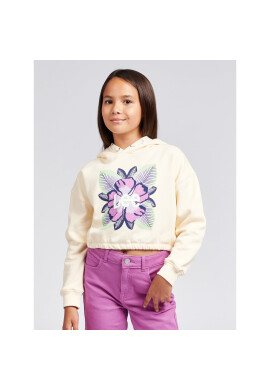Lee Суитшърт Floral Oversize LEG5089 Екрю Oversize - Pepit.bg