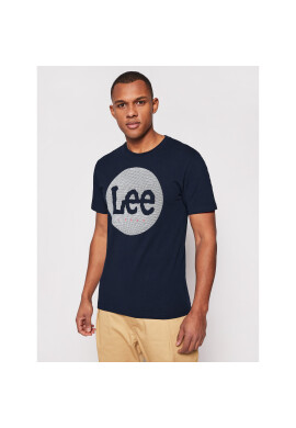 Lee Тишърт Circle L64EFQ35 Тъмносин Regular Fit - Pepit.bg