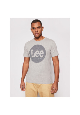 Lee Тишърт Circle L64EFQ37 Сив Regular Fit - Pepit.bg