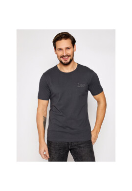Lee Тишърт Embro Logo L61ZFEON Сив Regular Fit - Pepit.bg