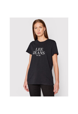 Lee Тишърт Graphic L41UFE01 Черен Regular Fit - Pepit.bg