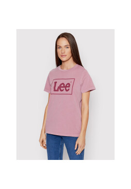 Lee Тишърт Graphic L44PUZUJ Виолетов Regular Fit - Pepit.bg
