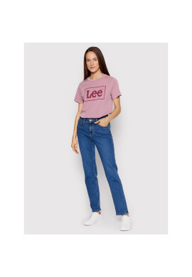 Lee Тишърт Graphic L44PUZUJ Виолетов Regular Fit - Pepit.bg