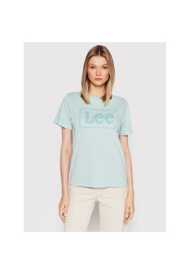 Lee Тишърт Graphic L44PUZUL Зелен Regular Fit - Pepit.bg