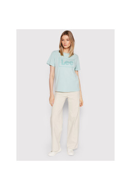 Lee Тишърт Graphic L44PUZUL Зелен Regular Fit - Pepit.bg