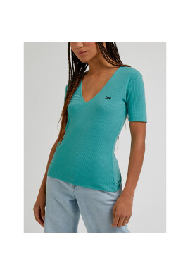 Lee Тишърт L49FIP41 Зелен Slim Fit - Pepit.bg
