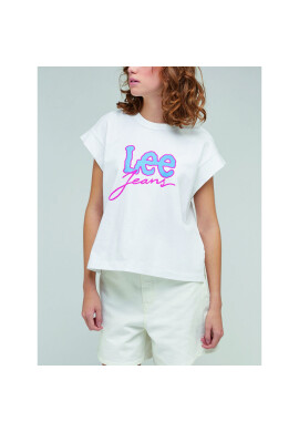 Lee Тишърт L49KUWLJ Бял Relaxed Fit - Pepit.bg