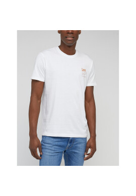 Lee Тишърт LL03FQLJ Бял Regular Fit - Pepit.bg