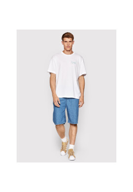 Lee Тишърт Logo L68RQTLJ Бял Loose Fit - Pepit.bg