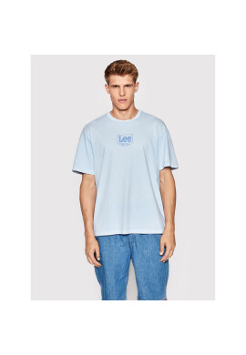 Lee Тишърт Logo L68RQTUW Син Loose Fit - Pepit.bg