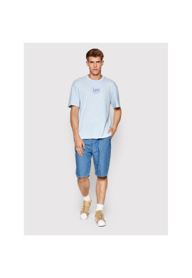 Lee Тишърт Logo L68RQTUW Син Loose Fit - Pepit.bg