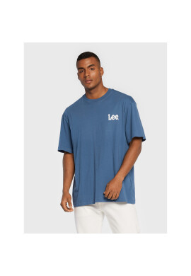Lee Тишърт Logo L68ZFQ54 Син Loose Fit - Pepit.bg