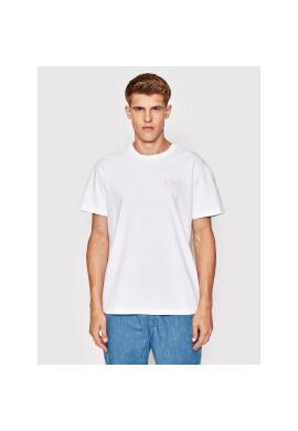 Lee Тишърт Pastel Graphic L68MFELJ Бял Relaxed Fit - Pepit.bg