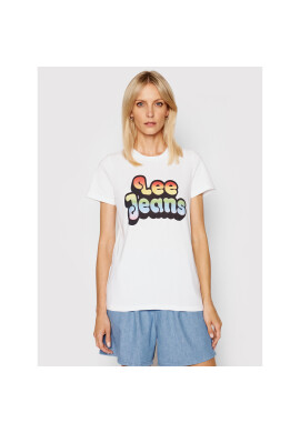Lee Тишърт Pride Graphic L43XEP12 Бял Regular Fit - Pepit.bg
