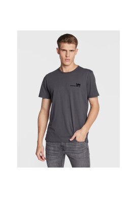 Lee Тишърт Small Logo L68WFEON 112321824 Сив Regular Fit - Pepit.bg