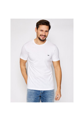 Lee Тишърт SS Patch Logo Tee L60UFQ12 Бял Regular Fit - Pepit.bg