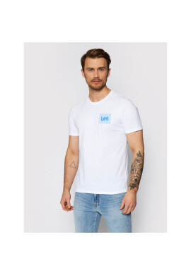 Lee Тишърт Ss Summer Logo L63LFELJ Бял Regular Fit - Pepit.bg