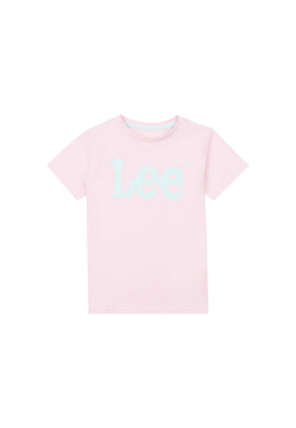 Lee Тишърт Wobbly Graphic LEG5029 Розов Regular Fit - Pepit.bg