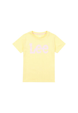 Lee Тишърт Wobbly Graphic LEG5029 Жълт Regular Fit - Pepit.bg
