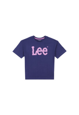 Lee Тишърт Wobbly Graphic LEG5030 Син Regular Fit - Pepit.bg