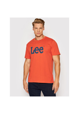 Lee Тишърт Wobbly Logo L65QA Оранжев Regular Fit - Pepit.bg