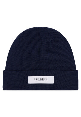 Les Deux Шапка Merino Patch LDM710019 Тъмносин - Pepit.bg