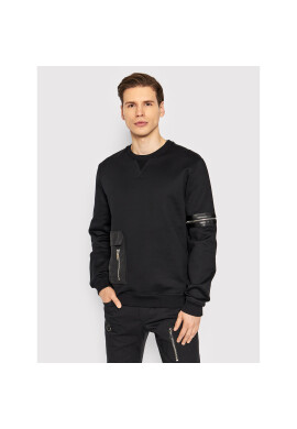 Les Hommes Суитшърт LMH103741B Черен Regular Fit - Pepit.bg