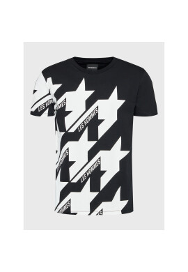 Les Hommes Тишърт LF2243080700 Черен Regular Fit - Pepit.bg