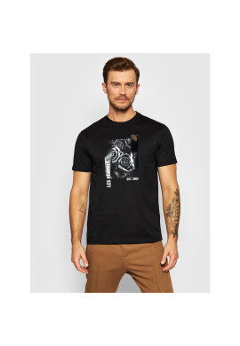 Les Hommes Тишърт LLT216717P Черен Regular Fit - Pepit.bg