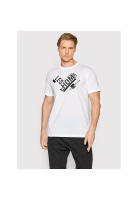 Les Hommes Тишърт LMT216611P Бял Regular Fit - Pepit.bg