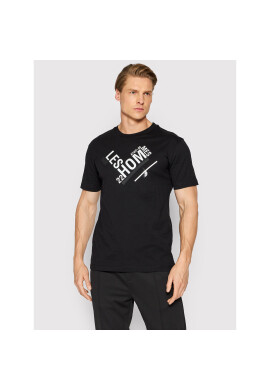 Les Hommes Тишърт LMT216611P Черен Regular Fit - Pepit.bg