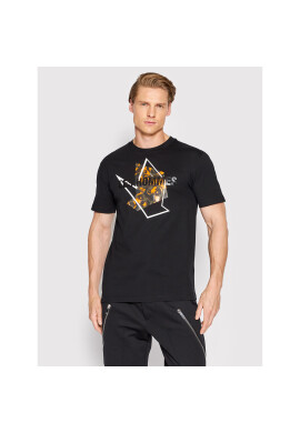 Les Hommes Тишърт LMT225712P Черен Regular Fit - Pepit.bg