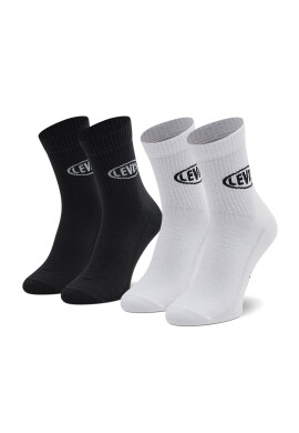 Levi's® Комплект 2 чифта дълги чорапи мъжки 37157-0675 Бял - Pepit.bg