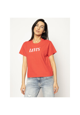 Levi's® Тишърт Graphic Varsity Tee 90s 69973-0070 Червен Regular Fit - Pepit.bg