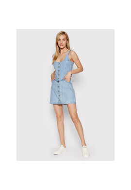 Levi's® Дънкова пола Buttonfront A3528-0001 Син Regular Fit - Pepit.bg
