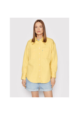 Levi's® дънкова риза FRESH A1776-0004 Жълт Regular Fit - Pepit.bg
