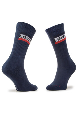 Levi's® Комплект 2 чифта дълги чорапи мъжки 902012-001 Тъмносин - Pepit.bg