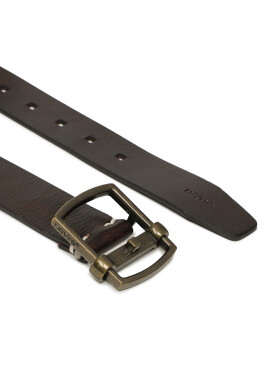 Levi's® Мъжки колан D7601-0002-28 Кафяв - Pepit.bg